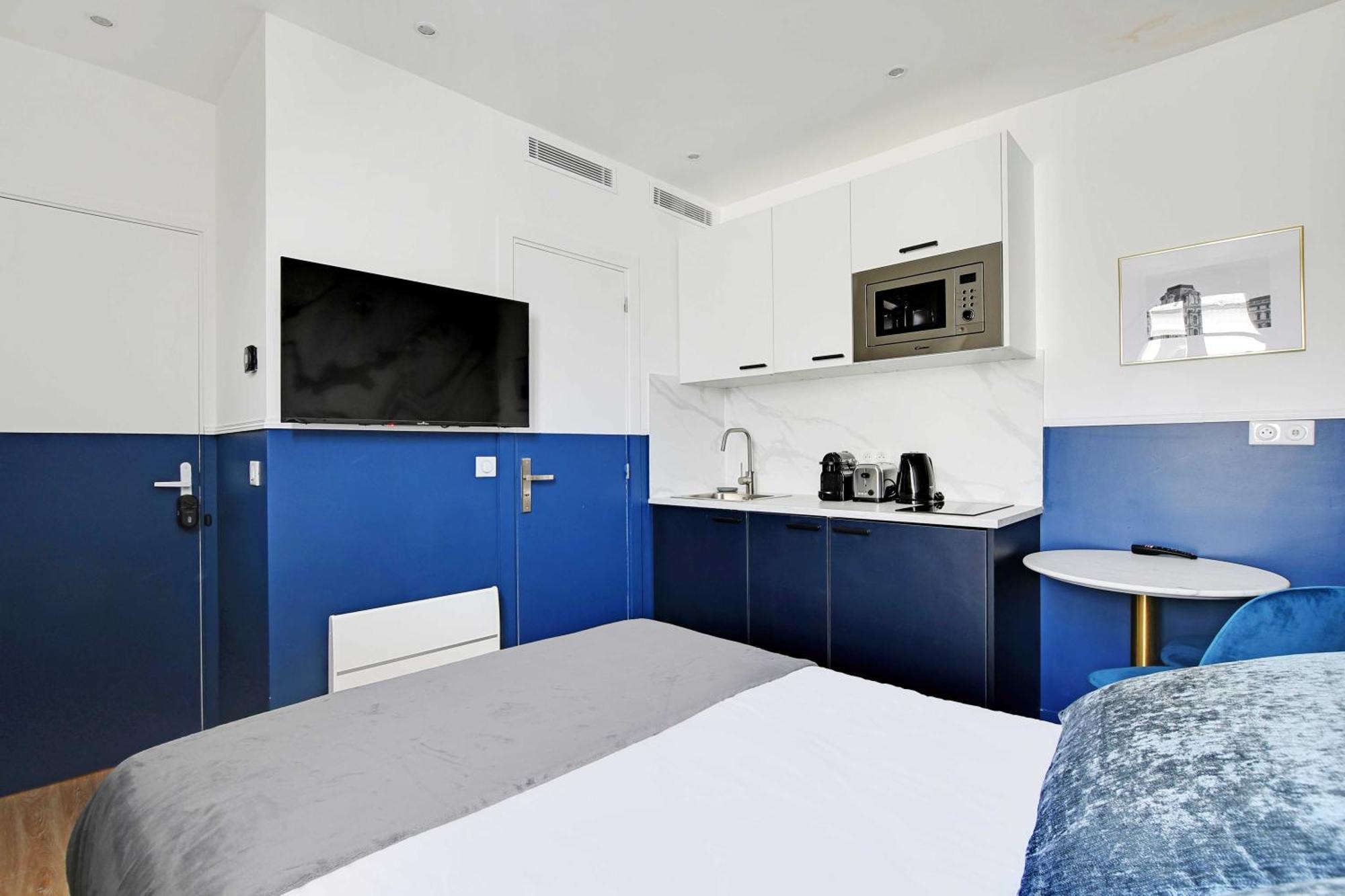 Modern Sutdio For 2 With A-C - Near Montmartre Lägenhet Paris Exteriör bild